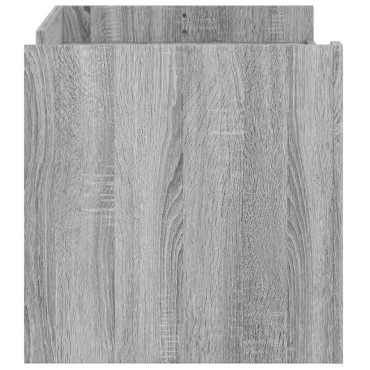 vidaXL Τραπεζάκι Σαλονιού Γκρι Sonoma 100x50x50cm Επεξεργασμένο Ξύλο 1 τεμ.