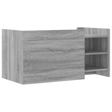 vidaXL Τραπεζάκι Σαλονιού Γκρι Sonoma 100x50x50cm Επεξεργασμένο Ξύλο 1 τεμ.