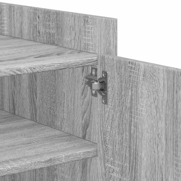 vidaXL Τραπεζάκι Σαλονιού Γκρι Sonoma 100x50x50cm Επεξεργασμένο Ξύλο 1 τεμ.