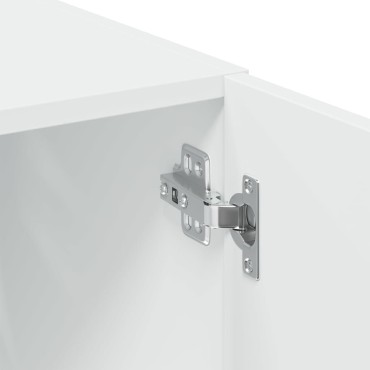 vidaXL Ντουλάπι Λευκό 80x42,5x249cm από Επεξεργασμένο Ξύλο 1 τεμ.