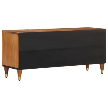 vidaXL Έπιπλο Τηλεόρασης 105x33x46cm από Μασίφ Ξύλο Μάνγκο