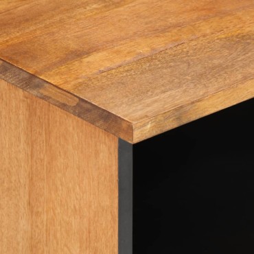 vidaXL Έπιπλο Τηλεόρασης 80x33x46cm από Μασίφ Ξύλο Μάνγκο