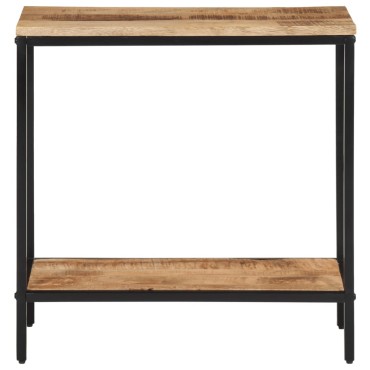 vidaXL Τραπέζι Κονσόλα 70x35x70cm από Μασίφ Ακατέργαστο Ξύλο Μάνγκο 1 τεμ.