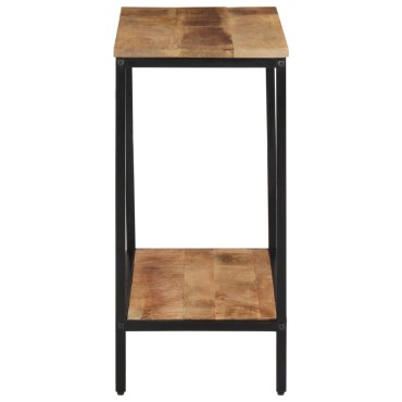 vidaXL Τραπέζι Κονσόλα 70x35x70cm από Μασίφ Ακατέργαστο Ξύλο Μάνγκο 1 τεμ.
