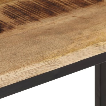 vidaXL Τραπέζι Κονσόλα 70x35x70cm από Μασίφ Ακατέργαστο Ξύλο Μάνγκο 1 τεμ.