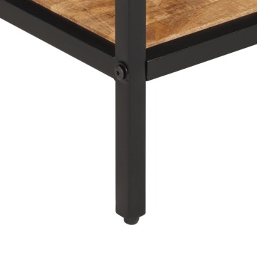 vidaXL Τραπέζι Κονσόλα 70x35x70cm από Μασίφ Ακατέργαστο Ξύλο Μάνγκο 1 τεμ.