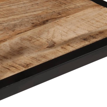 vidaXL Τραπεζάκι Σαλονιού 35x35x30cm Μασίφ Ακατέργαστο Ξύλο Μάνγκο 1 τεμ.