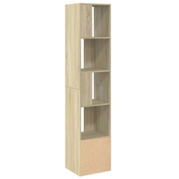 vidaXL Βιβλιοθήκη Sonoma Δρυς 40x36x189cm από Επεξεργασμένο Ξύλο 1 τεμ.