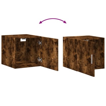 vidaXL Ντουλάπι Τοίχου Καπνιστή Δρυς 40x42,5x40cm Επεξεργασμένο Ξύλο 1 τεμ.