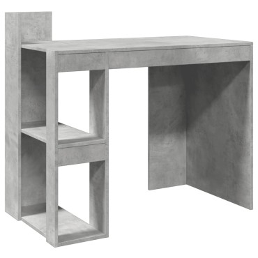 vidaXL Γραφείο Γκρι Σκυρ. 103,5x56,5x94cm από Επεξεργασμένο Ξύλο 1 τεμ.