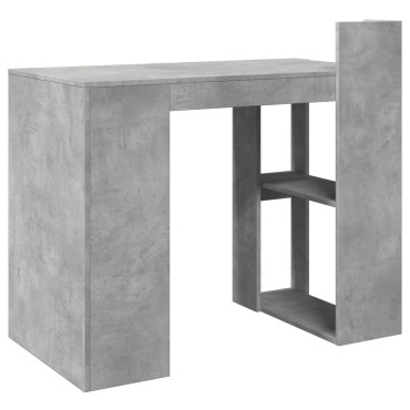 vidaXL Γραφείο Γκρι Σκυρ. 103,5x56,5x94cm από Επεξεργασμένο Ξύλο 1 τεμ.