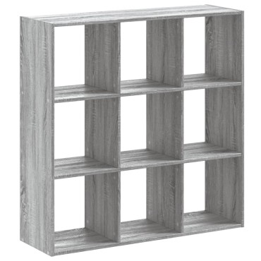 vidaXL Βιβλιοθήκη Γκρι Sonoma 102x32x102cm από Επεξεργασμένο Ξύλο 1 τεμ.