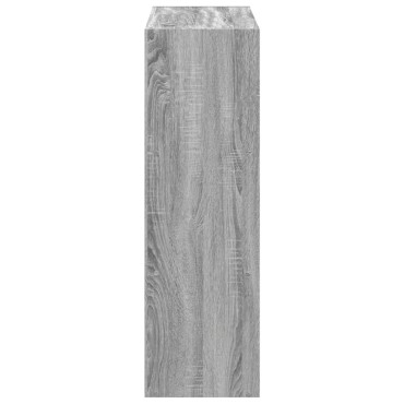 vidaXL Βιβλιοθήκη Γκρι Sonoma 102x32x102cm από Επεξεργασμένο Ξύλο 1 τεμ.