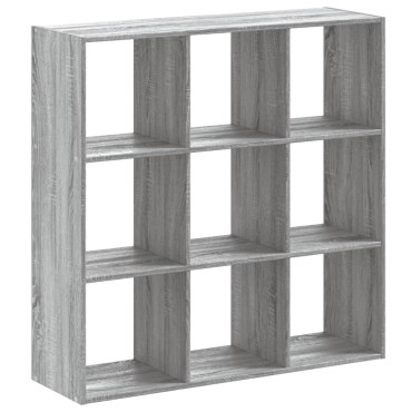 vidaXL Βιβλιοθήκη Γκρι Sonoma 102x32x102cm από Επεξεργασμένο Ξύλο 1 τεμ.