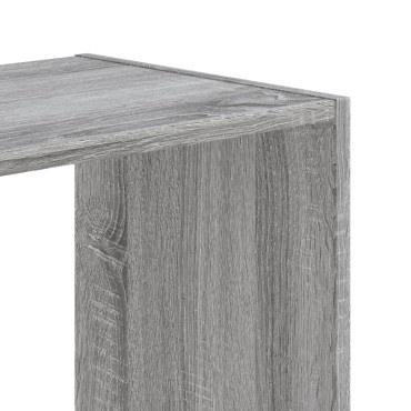 vidaXL Βιβλιοθήκη Γκρι Sonoma 102x32x102cm από Επεξεργασμένο Ξύλο 1 τεμ.