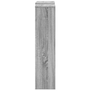vidaXL Κάλυμμα Καλοριφέρ Γκρι Sonoma 205x21,5x83,5 εκ Επεξ. Ξύλο