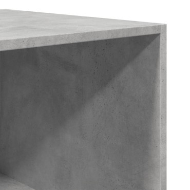vidaXL Ντουλάπα Γκρι του Σκυροδέματος 100x50x200cm Επεξεργασμένο Ξύλο 1 τεμ.