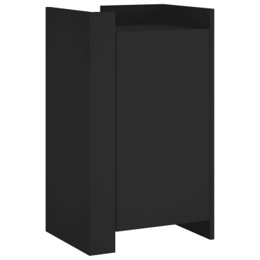 vidaXL Συρταριέρα Μαύρη 45x35x75cm από Επεξεργασμένο Ξύλο 1 τεμ.