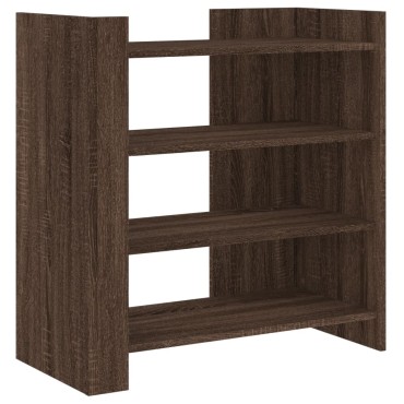 vidaXL Ραφιέρα Καφέ Δρυς 73,5x35x75cm από Επεξεργασμένο Ξύλο 1 τεμ.