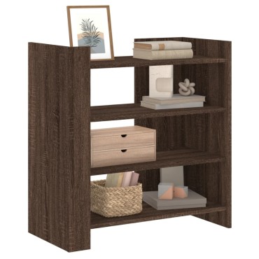 vidaXL Ραφιέρα Καφέ Δρυς 73,5x35x75cm από Επεξεργασμένο Ξύλο 1 τεμ.