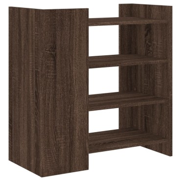 vidaXL Ραφιέρα Καφέ Δρυς 73,5x35x75cm από Επεξεργασμένο Ξύλο 1 τεμ.
