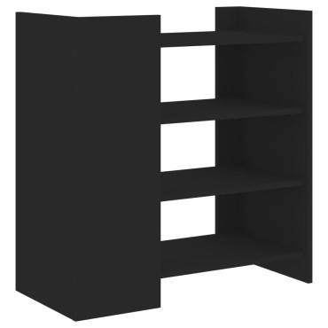 vidaXL Ντουλάπι Μαύρο 73,5x35x75cm από Επεξεργασμένο Ξύλο 1 τεμ.