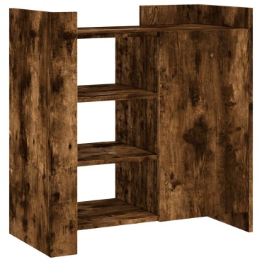 vidaXL Μπουφές Καπνιστή Δρυς 73,5x35x75cm Επεξεργασμένο Ξύλο 1 τεμ.