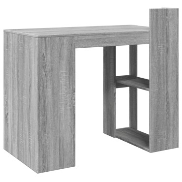 vidaXL Γραφείο Γκρι Sonoma 103,5x56,5x94cm από Επεξεργασμένο Ξύλο 1 τεμ.