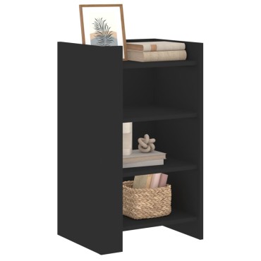 vidaXL Συρταριέρα Μαύρη 45x35x75cm από Επεξεργασμένο Ξύλο 1 τεμ.