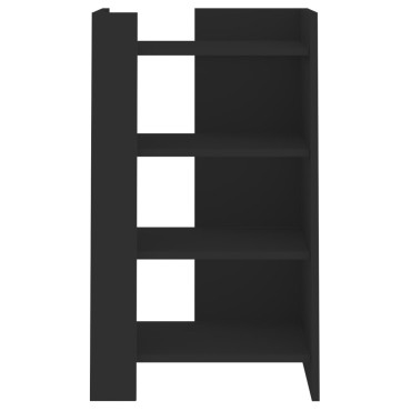 vidaXL Συρταριέρα Μαύρη 45x35x75cm από Επεξεργασμένο Ξύλο 1 τεμ.