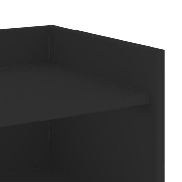 vidaXL Συρταριέρα Μαύρη 45x35x75cm από Επεξεργασμένο Ξύλο 1 τεμ.