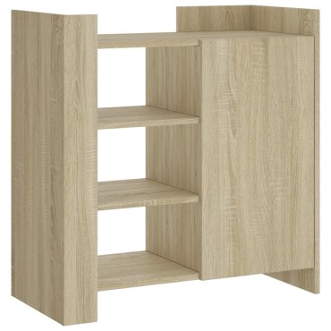 vidaXL Ντουλάπι Sonoma Δρυς 73,5x35x75cm από Επεξεργασμένο Ξύλο 1 τεμ.