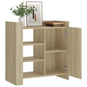 vidaXL Ντουλάπι Sonoma Δρυς 73,5x35x75cm από Επεξεργασμένο Ξύλο 1 τεμ.