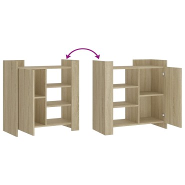 vidaXL Ντουλάπι Sonoma Δρυς 73,5x35x75cm από Επεξεργασμένο Ξύλο 1 τεμ.