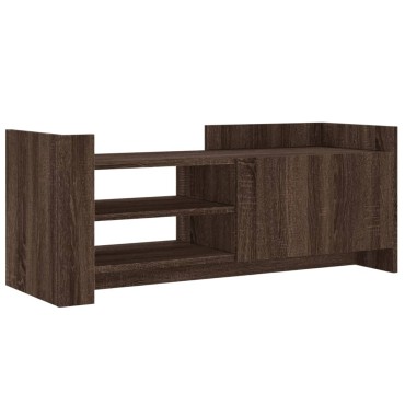 vidaXL Έπιπλο Τηλεόρασης Καφέ Δρυς 100x35x40cm Επεξεργασμένο Ξύλο