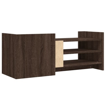 vidaXL Έπιπλο Τηλεόρασης Καφέ Δρυς 100x35x40cm Επεξεργασμένο Ξύλο