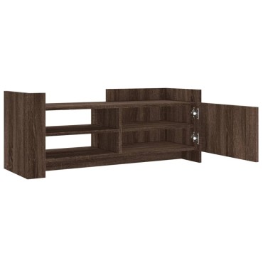 vidaXL Έπιπλο Τηλεόρασης Καφέ Δρυς 100x35x40cm Επεξεργασμένο Ξύλο