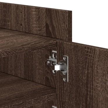 vidaXL Έπιπλο Τηλεόρασης Καφέ Δρυς 100x35x40cm Επεξεργασμένο Ξύλο