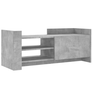 vidaXL Έπιπλο Τηλεόρασης Γκρι Σκυρ. 100x35x40cm Επεξ. Ξύλο