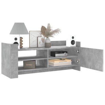 vidaXL Έπιπλο Τηλεόρασης Γκρι Σκυρ. 100x35x40cm Επεξ. Ξύλο