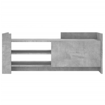 vidaXL Έπιπλο Τηλεόρασης Γκρι Σκυρ. 100x35x40cm Επεξ. Ξύλο
