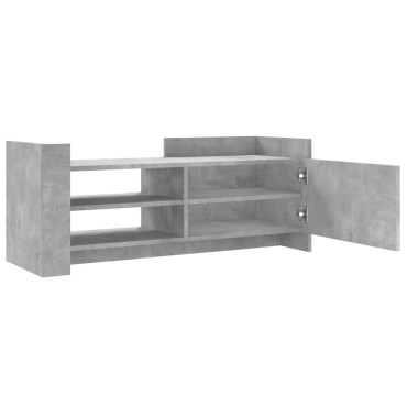 vidaXL Έπιπλο Τηλεόρασης Γκρι Σκυρ. 100x35x40cm Επεξ. Ξύλο