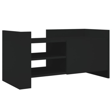 vidaXL Έπιπλο Τηλεόρασης Μαύρο 80x35x40cm Επεξεργασμένο Ξύλο
