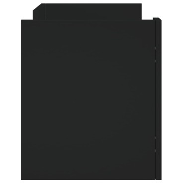 vidaXL Έπιπλο Τηλεόρασης Μαύρο 80x35x40cm Επεξεργασμένο Ξύλο