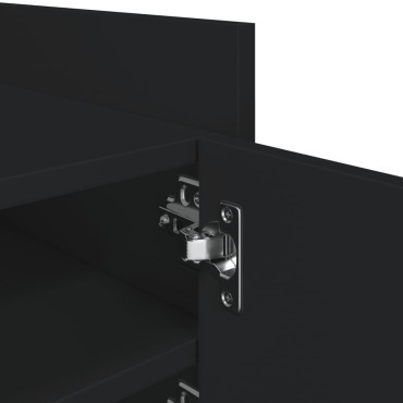 vidaXL Έπιπλο Τηλεόρασης Μαύρο 80x35x40cm Επεξεργασμένο Ξύλο