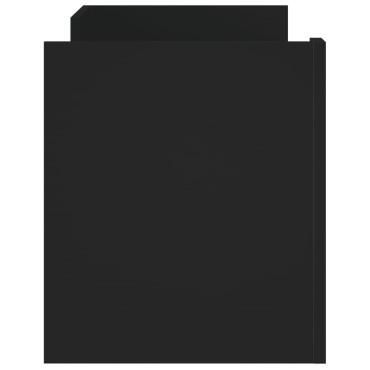 vidaXL Έπιπλο Τηλεόρασης Μαύρο 100x35x40cm Επεξ. Ξύλο