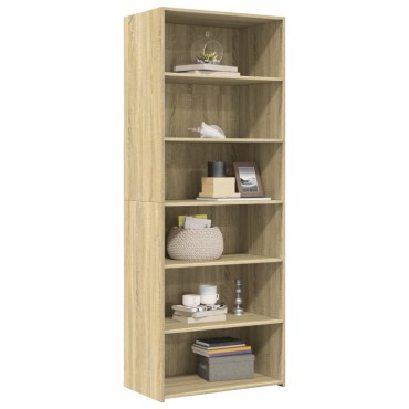 vidaXL Ντουλάπι Sonoma Δρυς 70x41x185cm Επεξεργασμένο Ξύλο 1 τεμ.