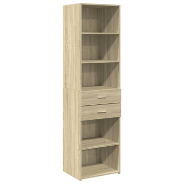 vidaXL Ντουλάπι Sonoma Δρυς 50x42,5x185cm από Επεξεργασμένο Ξύλο 1 τεμ.