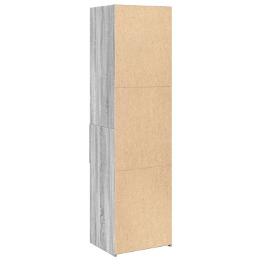 vidaXL Ντουλάπι Γκρι Sonoma 50x42,5x185cm από Επεξεργασμένο Ξύλο 1 τεμ.