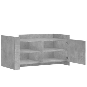 vidaXL Τραπεζάκι Σαλονιού Γκρι Σκυροδ. 100x50x50cm Επεξεργασμένο Ξύλο 1 τεμ.